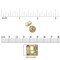 JewelrySupply Ear Back Extra Heavy Weight 14 Karat Solid Yellow Gold (1 Pair of Earring Backs)